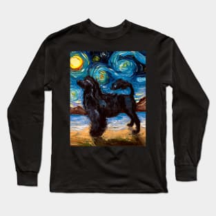 Portuguese Water Dog Night Long Sleeve T-Shirt